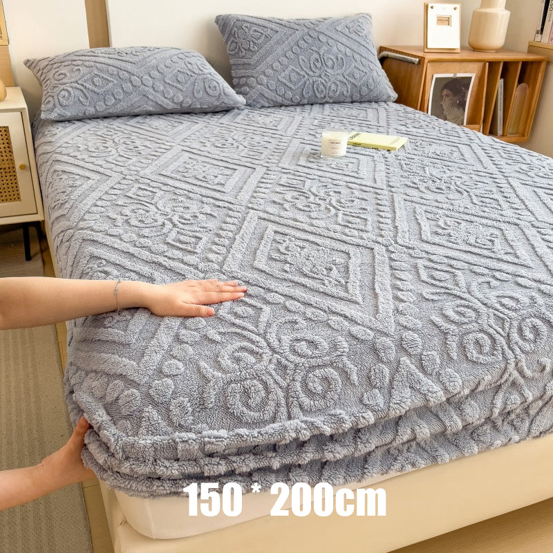 🧸 50% RABATT! 🛏️ 360°-Rundum-Spannbettlaken aus Plüsch-Strick – dehnbar & kuschelig weich für jede Matratze