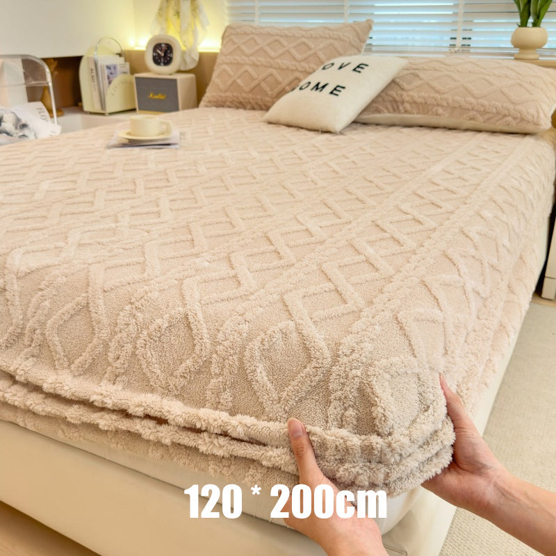 🧸 50% RABATT! 🛏️ 360°-Rundum-Spannbettlaken aus Plüsch-Strick – dehnbar & kuschelig weich für jede Matratze