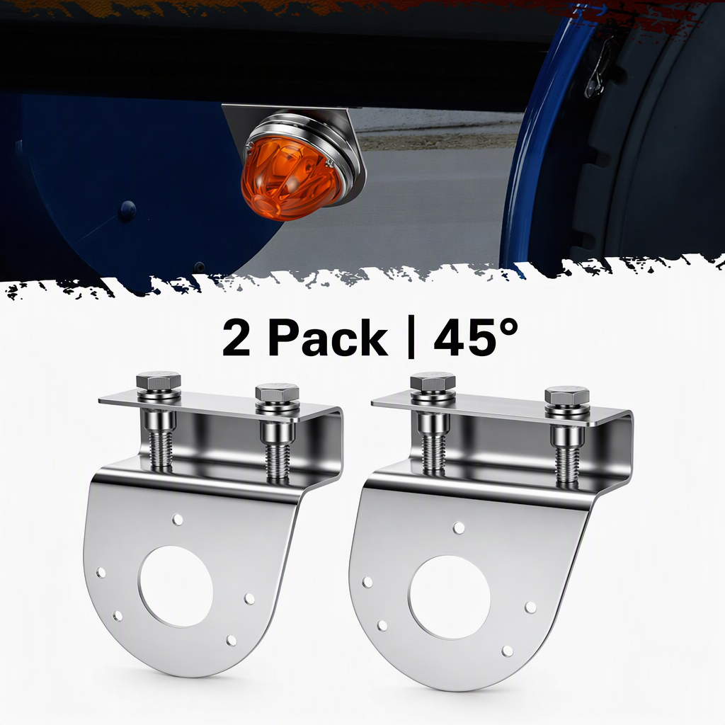 🚚 50% RABATT! 💡 2er-Set 304 Edelstahl L-Winkel LED-Halterungen – für Wassermelonen-Lichter, rostfrei & universal