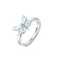 🦋Blaue Schmetterling-Halskette – Leuchtende Eleganz im Ins-Stil, zartes Design für den Alltag 💎✨